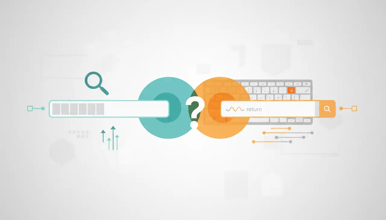 Search or Type URL: What It Means and When to Use Each