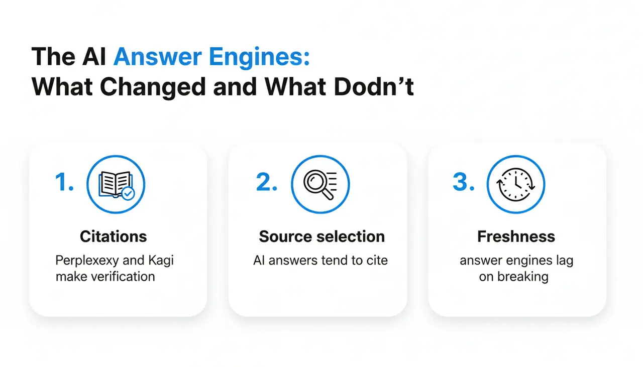 The AI Answer Engines: What Changed and What Didn't