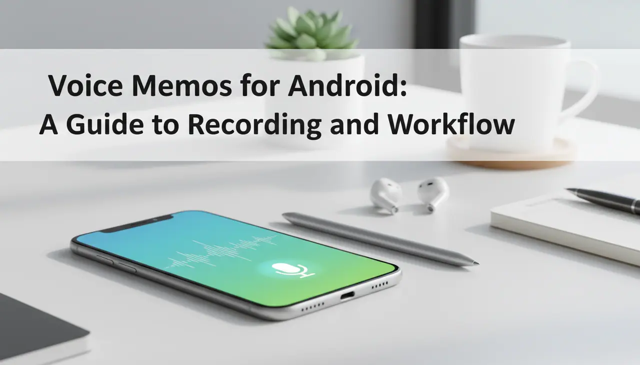 Voice Memos for Android: A Guide to Recording and Workflow