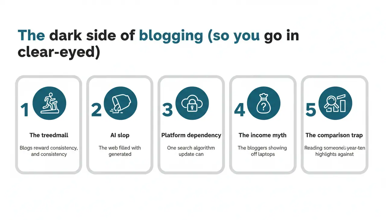 The dark side of blogging so you go in clear-eyed